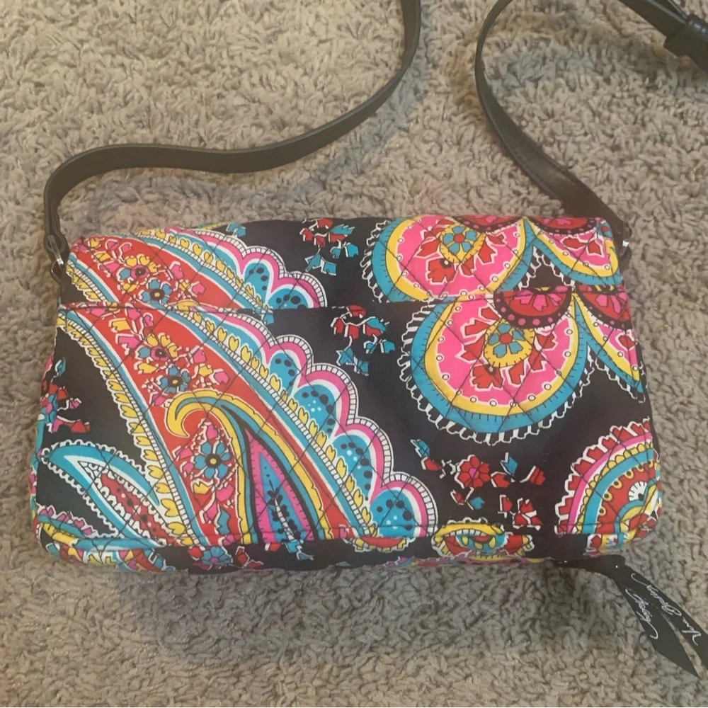 NEW Vera Bradley Parisian Paris Turnlock Crossbody Purse